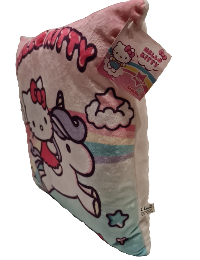 Simba Hello Kitty Plüsch Kissen Einhorn 33x33 cm (A)