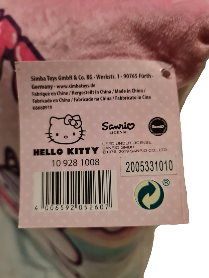 Simba Hello Kitty Plüsch Kissen Einhorn 33x33 cm (A)