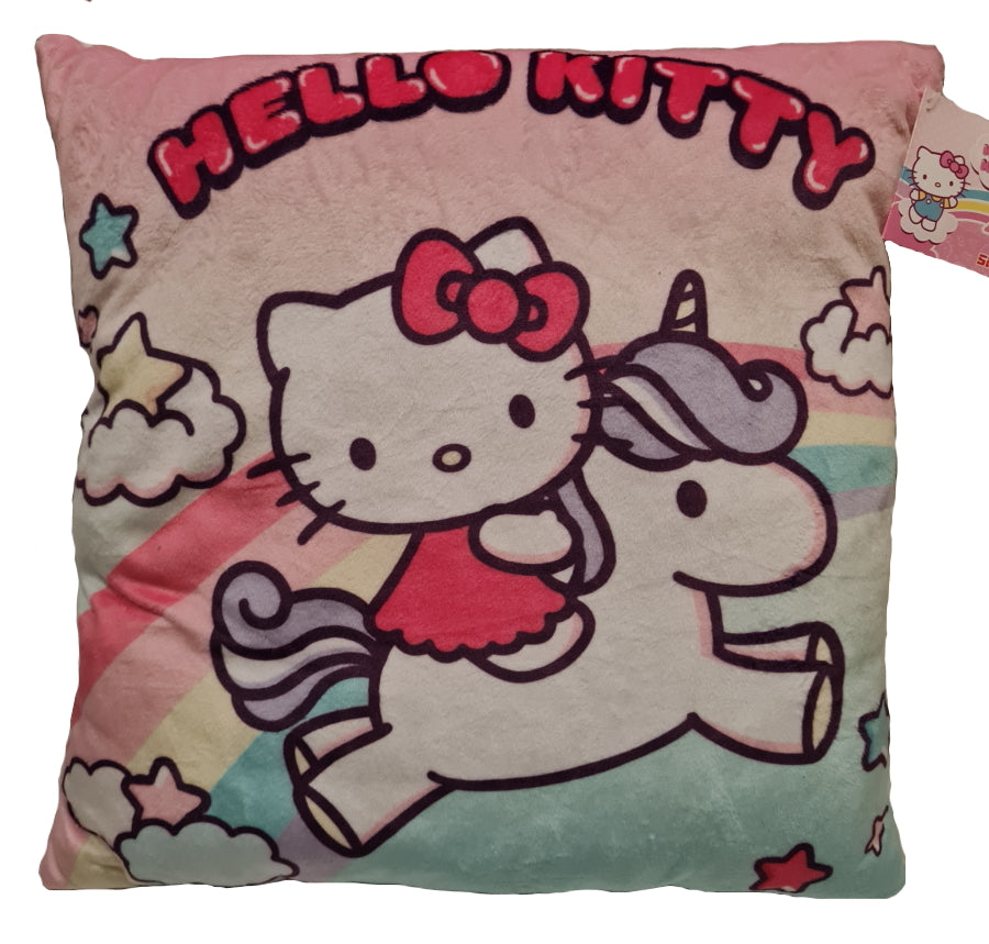 Simba Hello Kitty Plüsch Kissen Einhorn 33x33 cm (A)