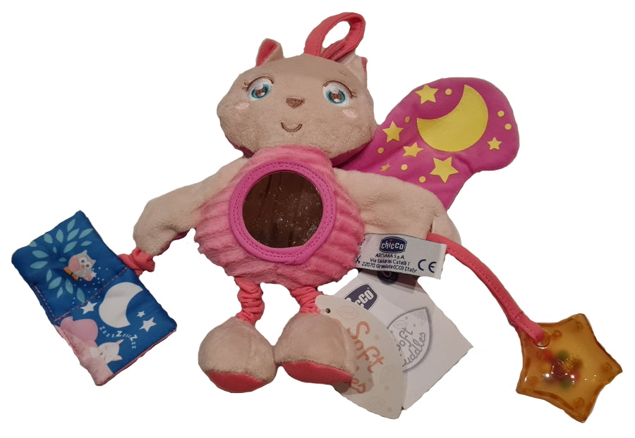 Chicco Soft Cuddles leuchtendes Eichhörnchen 20x20 cm (A)
