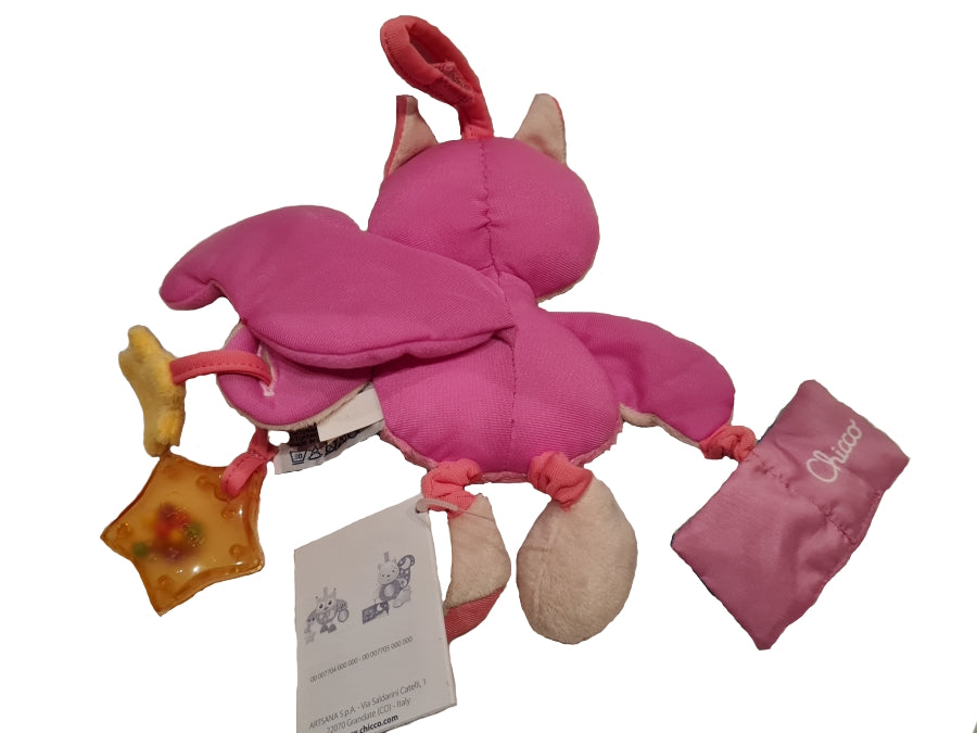 Chicco Soft Cuddles leuchtendes Eichhörnchen 20x20 cm (A)