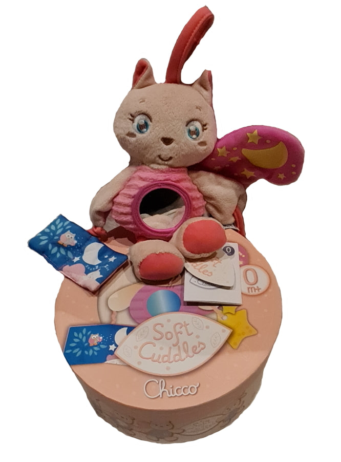 Chicco Soft Cuddles leuchtendes Eichhörnchen 20x20 cm (A)