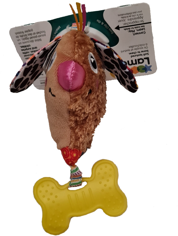 Lamaze Pippin der Welpe Plüsch von Geburt an, Greifen, Motorik, Hören (A)