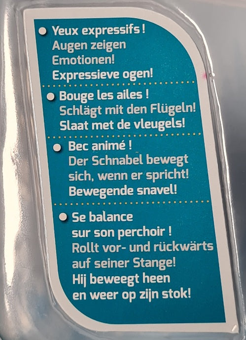 Teksta Tukan-Roboter sprechender Vogel (A)