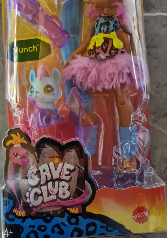 Mattel Cave Club Puppe ca. 20 cm Tella mit Hunch (A)