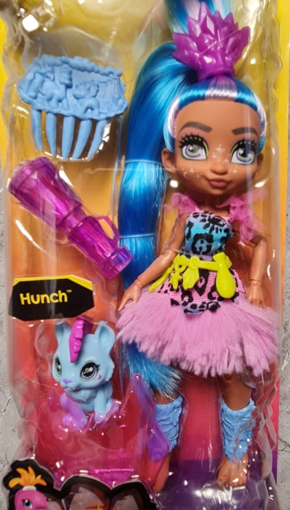 Mattel Cave Club Puppe ca. 20 cm Tella mit Hunch (A)