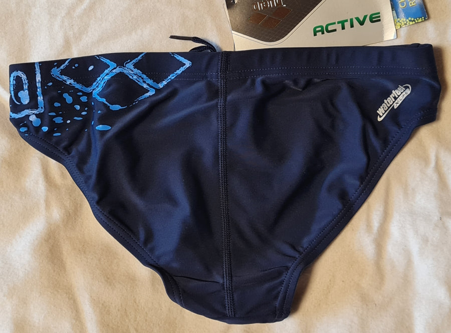 Arena Badehose Jungen Syracuse JR denim/fast_blue Gr. 140 (10y) NEU (A)