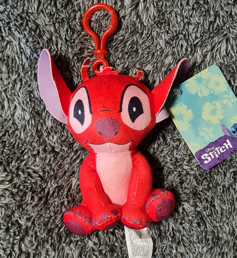 Disney Stitch Bagclip Schlüsselanhänger 3-fach sortiert ca. 11,5 cm NEU (A)