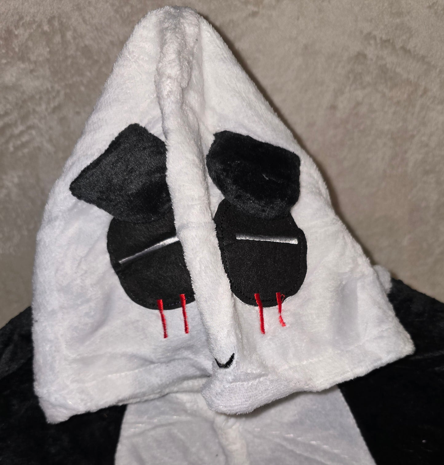 Pandakostüm schwarz/weiß Gr. S ca. 155-162 cm (A)