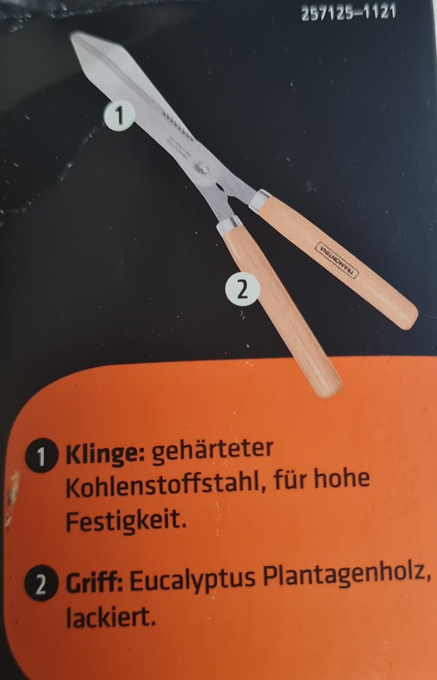 Tramonita Heckenschere mit Teilverzahnung (A)