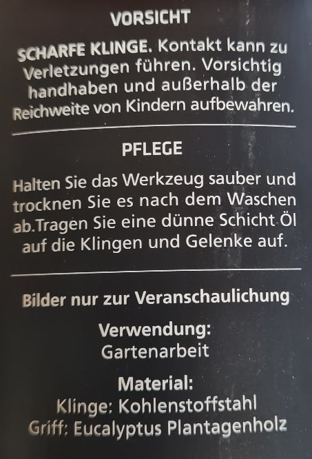 Tramonita Heckenschere mit Teilverzahnung (A)