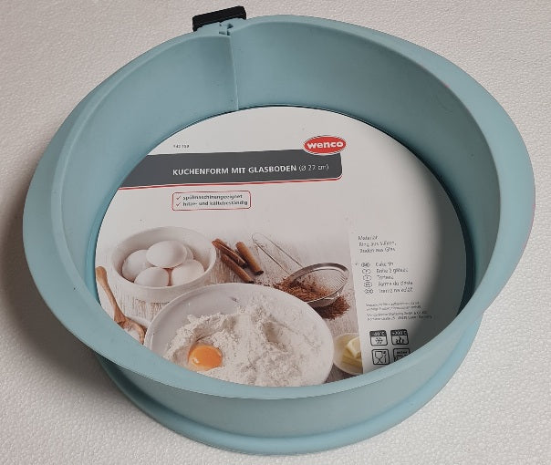 Wenco Kuchenform/Springform mit Glasboden D 22 cm (B)
