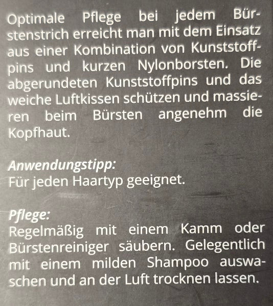 Mibella Professional Haarbürste mit Wechselkopf lila/schwarz (A)