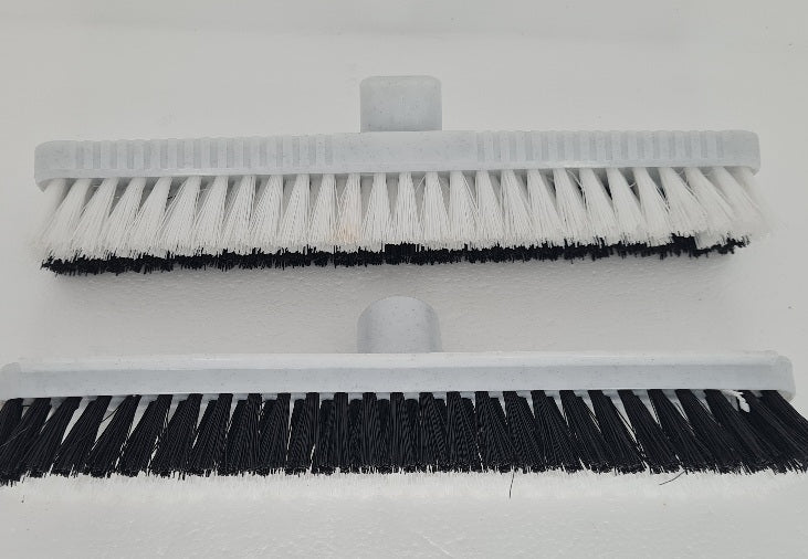 Wenco Wischer fuer Steinfußboden 27cm breit schwarz/weiße Borsten (B)