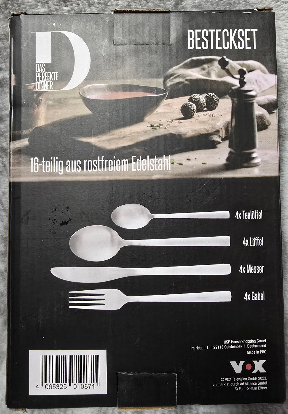 Exklusive Das Perfekte Dinner - Besteck-Set, 16-teilig