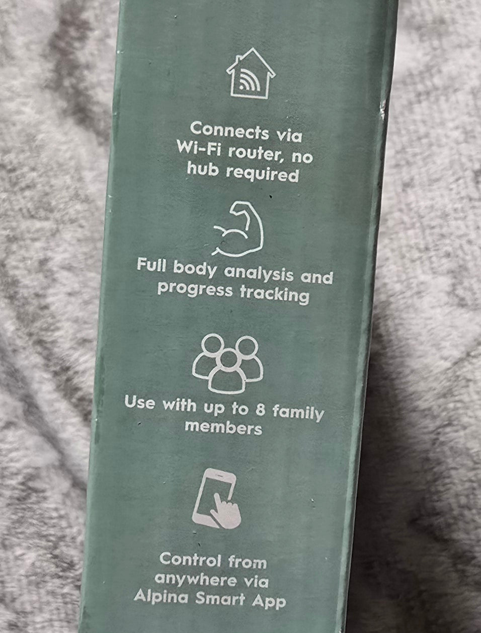 Alpina Smart Home - Intelligente Personenwaage - mit Körperanalyse