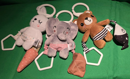 Cottonbebe Kinderwagen Rassel, Hängespielzeug