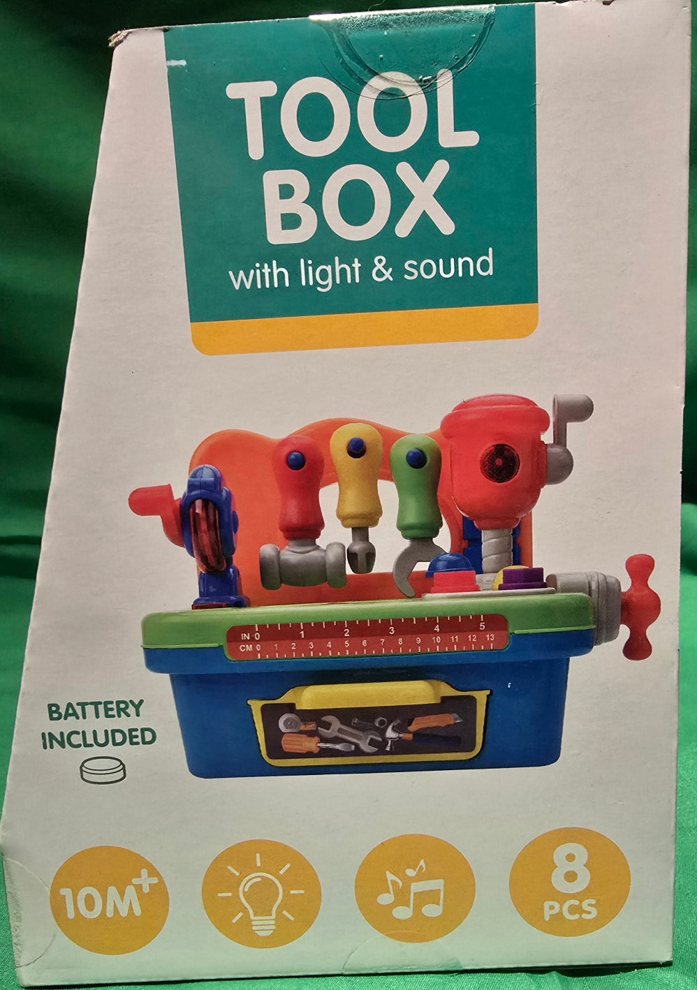 Kinder-Werkzeugbank Tool Box mit Licht & Sound Lern-Werkbank, Spielzeug