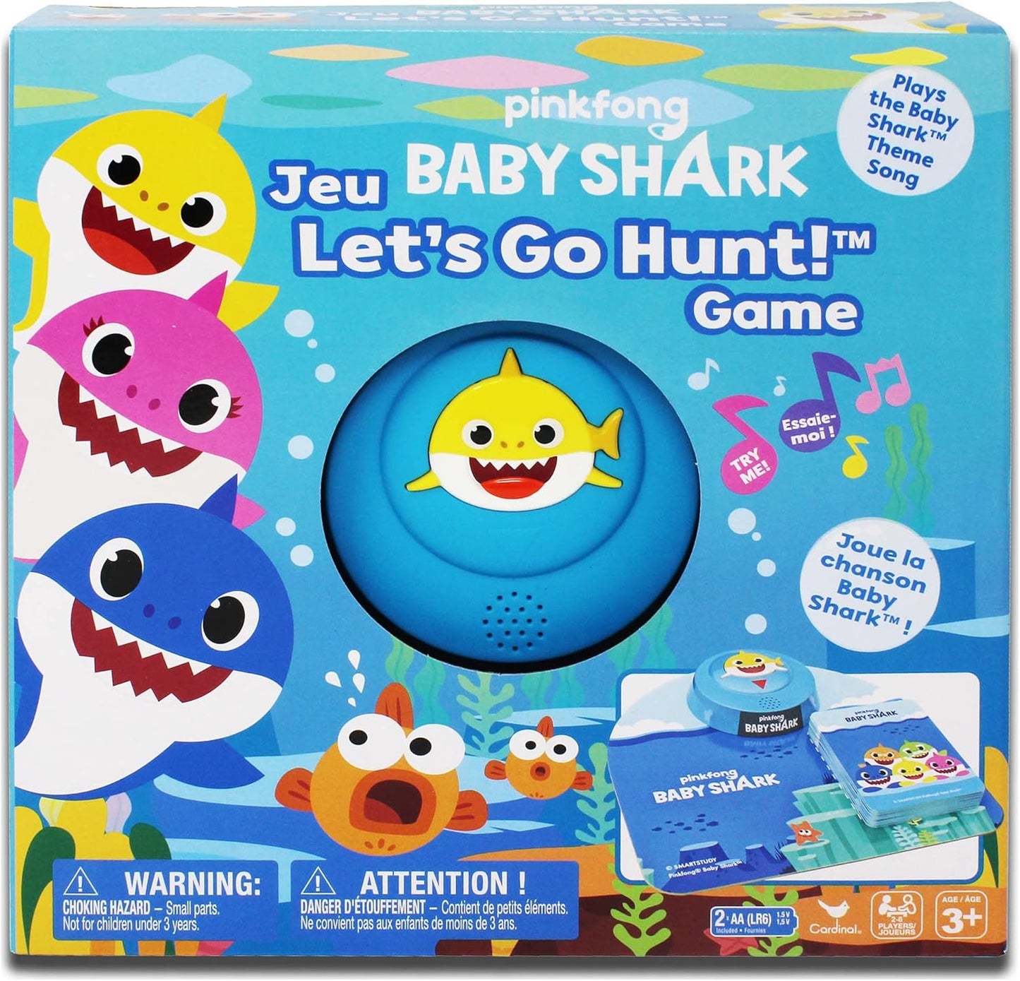 Baby Shark - Let's Go Hunt - Kinderspiel mit Musik für 2-6 Spieler ab 3 Jahren