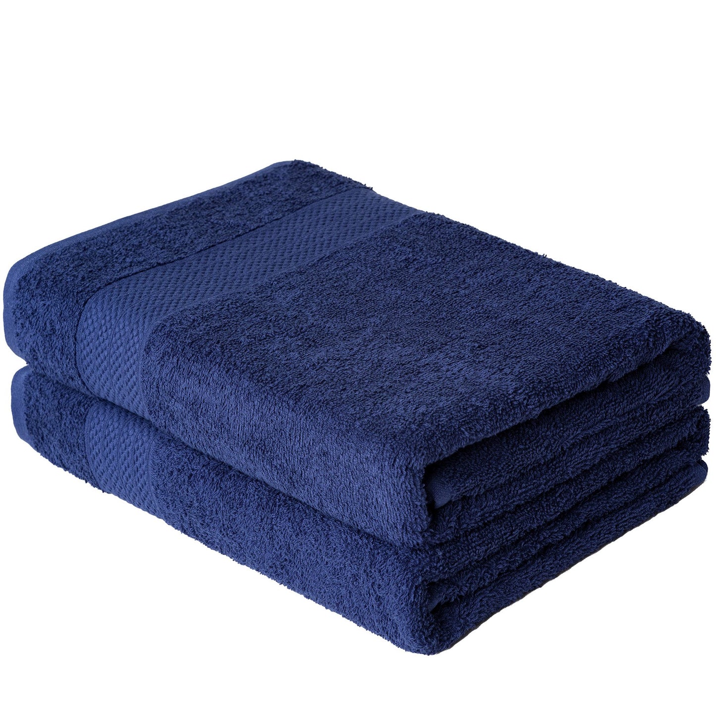 Brielle Handtuch-Set aus 100% Baumwolle - 2 Duschtücher 70x140 cm Navy Blau