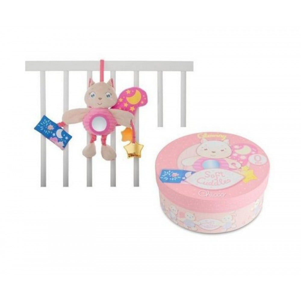 Chicco Soft Cuddles leuchtendes Eichhörnchen 20x20 cm (A)