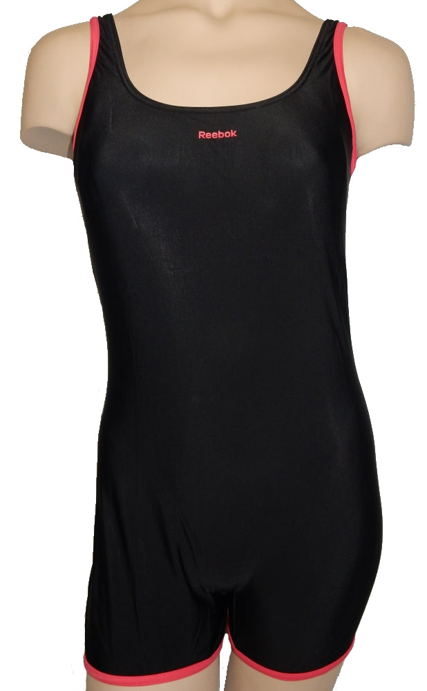 Reebok Damen Womans Core Swimsuite Badeanzug schwarz/pink M, XL, 2XL NEU (A)