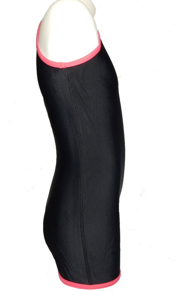Reebok Mädchen Girls Core Swimsuite schwarz/pink 104/110 oder 122/128 NEU (A)
