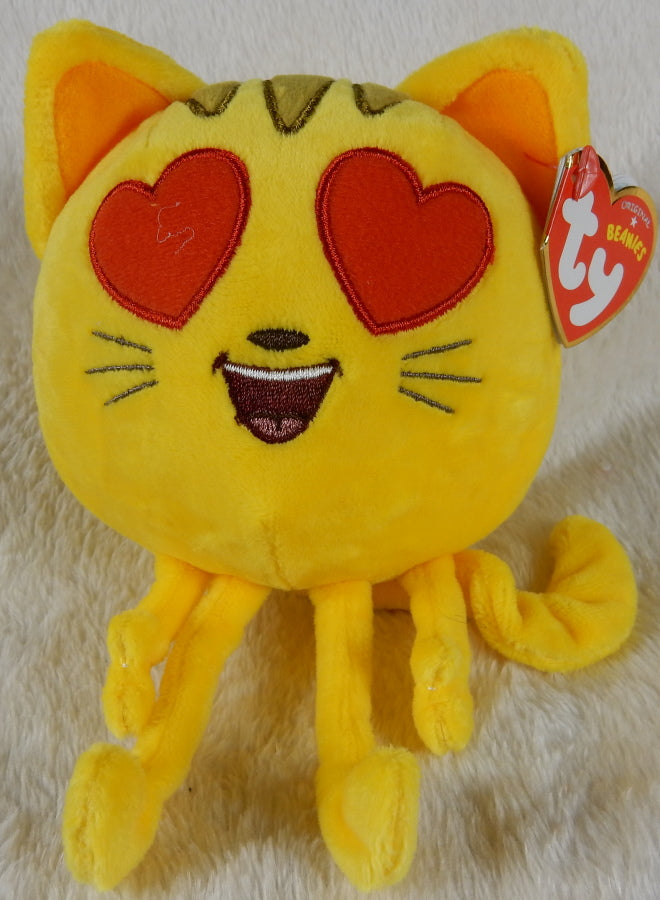 Ty Beanies Babys Emoji 15 cm Herz, Katze oder Hi-5