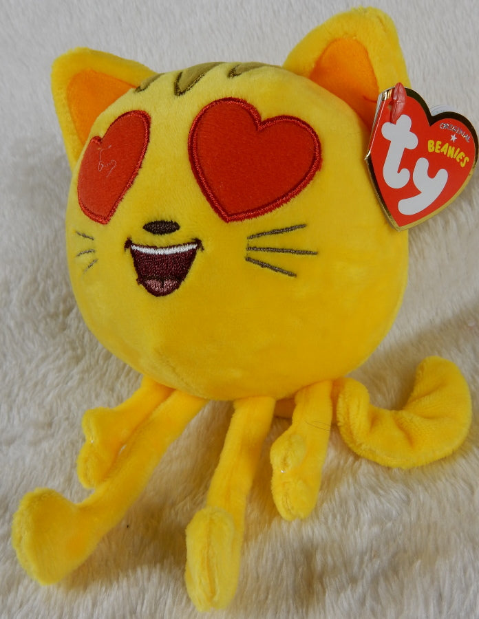 Ty Beanies Babys Emoji 15 cm Herz, Katze oder Hi-5