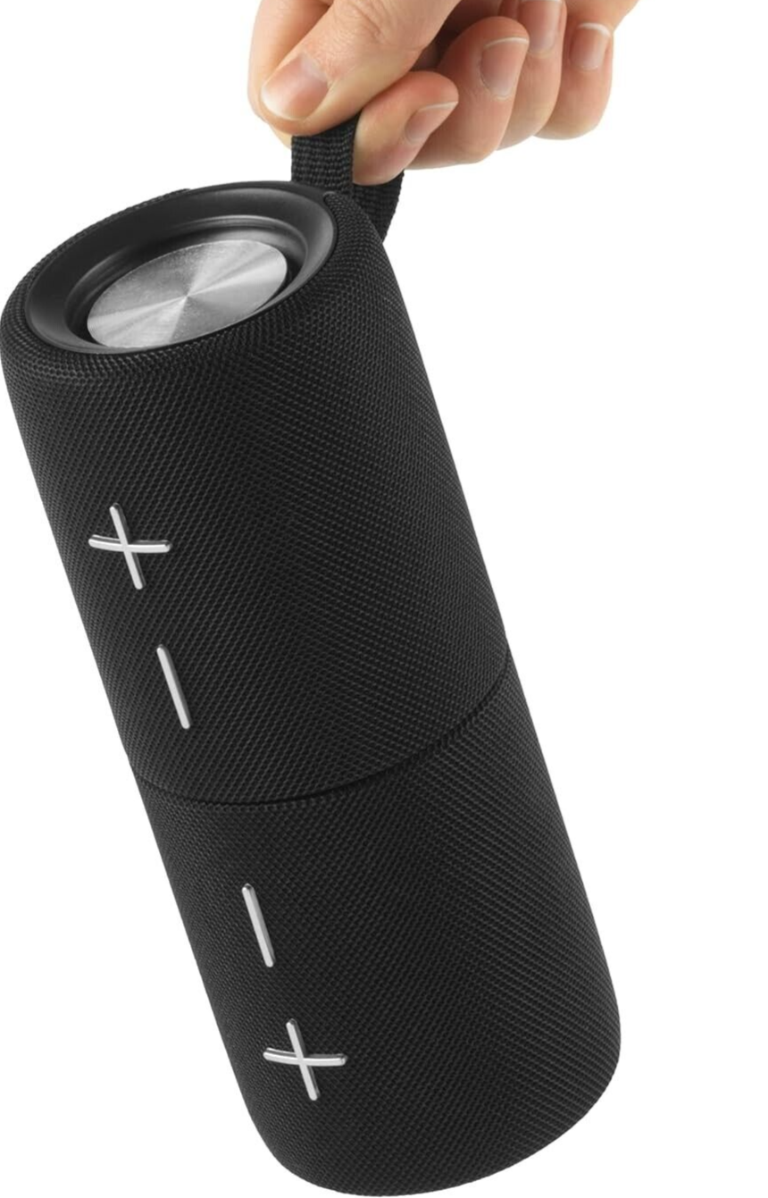 INTEMPO Set mit 2 kabellosen Magnet TWS– Bluetooth-Lautsprecher EE7452BLKSTKEU7