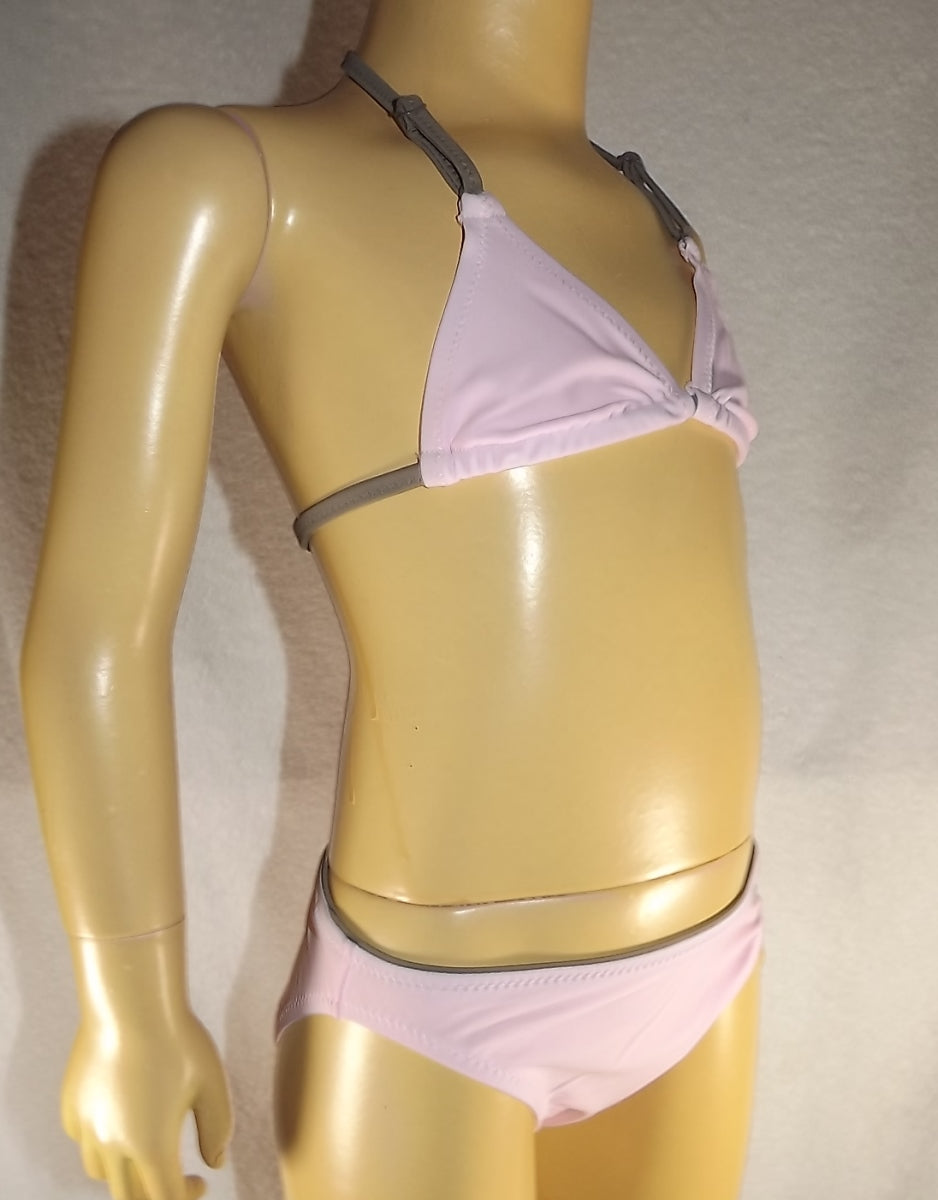 Arena Bikini Letist JR light pink nut (silver) Gr. 116, 128, 140, 164 (A)
