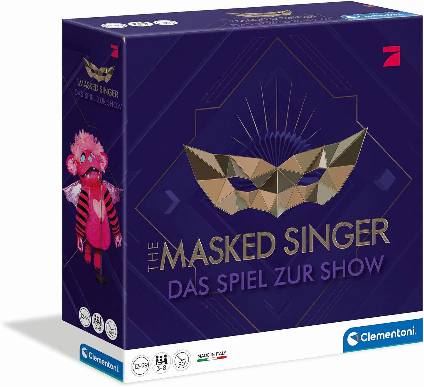 Clementoni 59203 The Masked Singer 3 - 8 Spieler Ab 12 Jahren