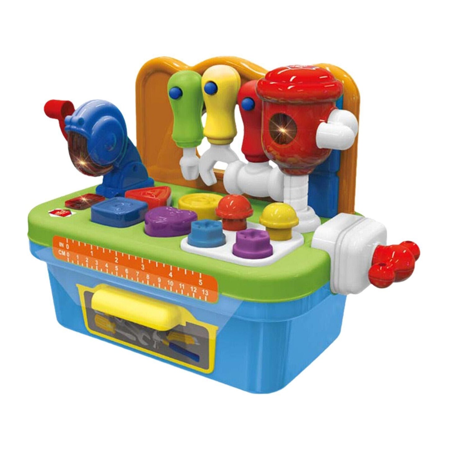 Kinder-Werkzeugbank Tool Box mit Licht & Sound Lern-Werkbank, Spielzeug
