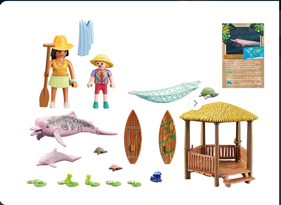 Playmobil Wiltopia - Paddeltour mit den Flussdelfinen 71143