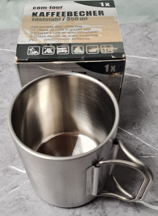 Kaffeebecher Edelstahl 350 ml (A)