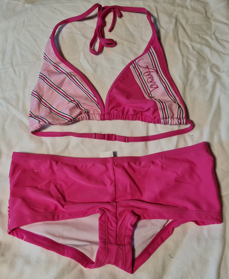 Arena Lark Damen Bikini bubble pink multi/fuchsia Gr. 38 NEU (A)