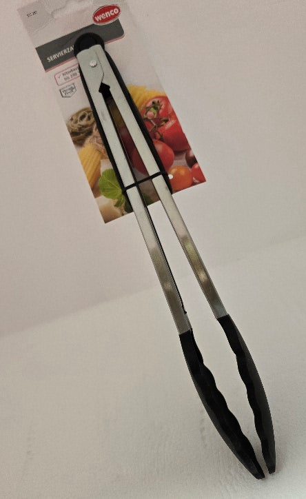 Westmark (Wenco) Servierzange ca. 34 cm lang Edelstahl und Silikon (A)