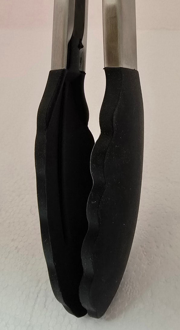 Westmark (Wenco) Servierzange ca. 34 cm lang Edelstahl und Silikon (A)