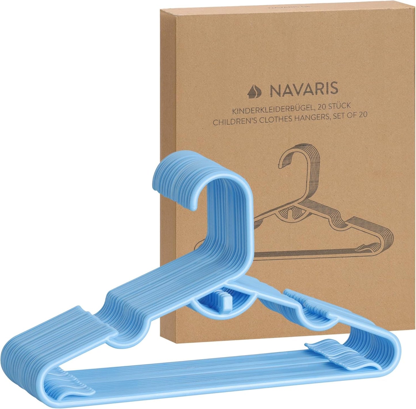 Navaris Kinderkleiderbügel 20 Stk