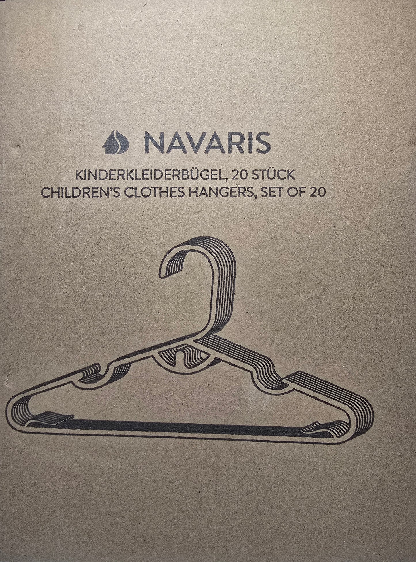 Navaris Kinderkleiderbügel 20 Stk
